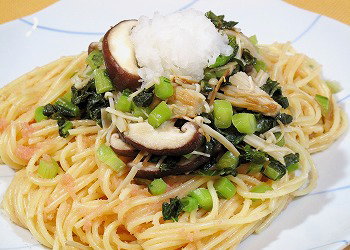 野沢菜タラスパ