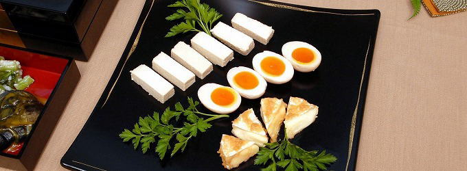 味噌屋のつまみ盛り付け例
